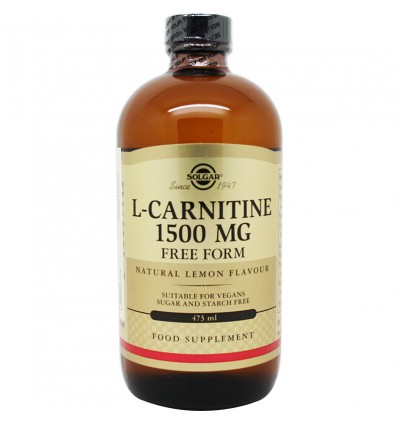 Solgar L-Carnitina 1500 mg Limon 473 ml Solgar L-Carnitina 1500 mg Limon 473 ml