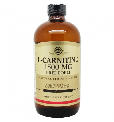 Solgar L-Carnitina 1500 mg Limon 473 ml