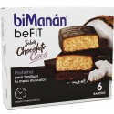 Bimanan Befit Barrita Chocolate coco 6 Unidades