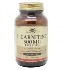 Solgar L-Carnitine 500 mg 60 Tablets