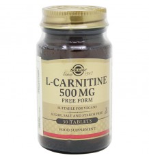 L-Carnitina 500 mg Solgar 30 Comprimidos