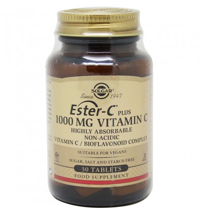 Ester C 1000 mg Solgar 30 Comprimidos Ester C 1000 mg Solgar 30 Comprimidos