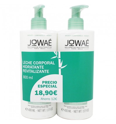Jowae Leche Corporal Hidratante Revitalizante 400 ml Duplo Promocion