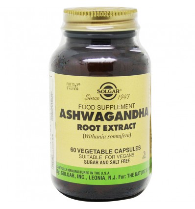 Ashwagandha Solgar Raiz 60 Capsulas Ashwagandha Solgar Raiz 60 Capsulas