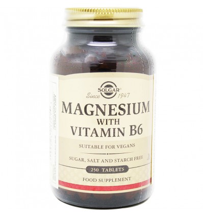 Solgar Magnesio B6 250 Comprimidos