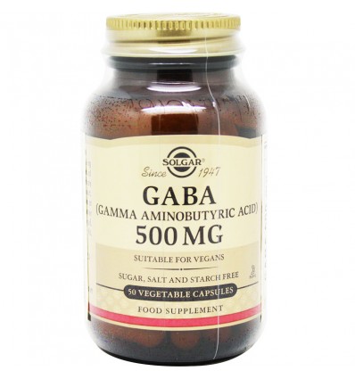 Gaba Solgar 500 mg 50 Capsulas Gaba Solgar 500 mg 50 Capsulas