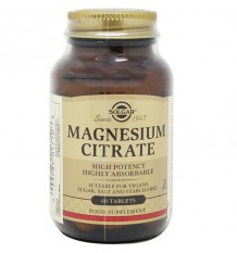 Citrate de Magnésium Solgar 60 Comprimés