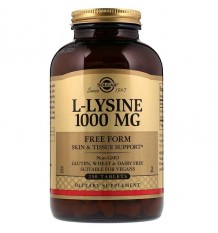 Solgar L-Lysine 1000 mg 250 Tablets