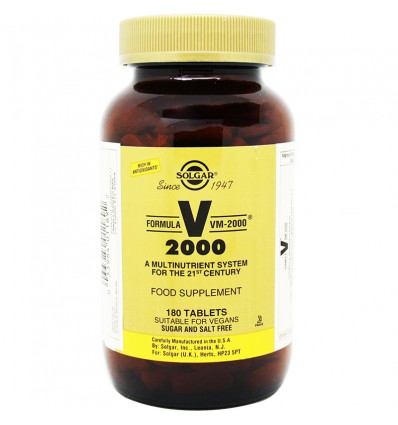 Solgar Vm 2000 180 Comprimidos