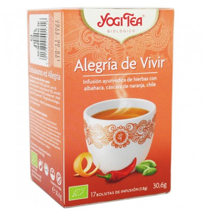 Yogi Tea Alegria de Vivir 17 Bolsitas Yogi Tea Alegria de Vivir 17 Bolsitas