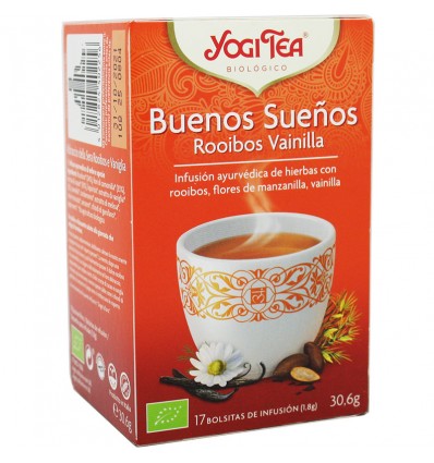 Yogi Tea Buenos Sueños Rooibos Vainilla 17 Bolsitas Yogi Tea Buenos Sueños Rooibos Vainilla 17 Bolsitas