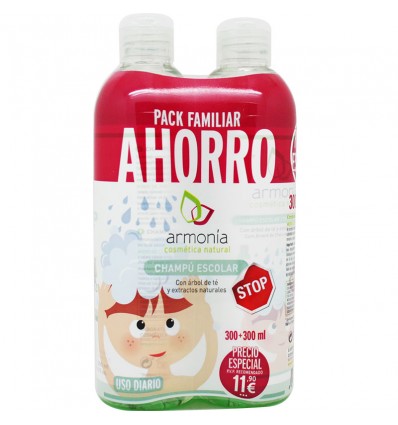 Armonia Champu Arbol del Te Duplo 600 ml