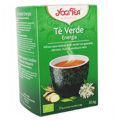 Yogi Tea Te Verde Energia 17 Bolsitas