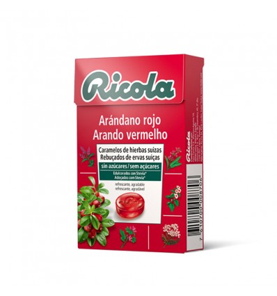 Ricola Caramelo Arandano Rojo Caja 50g