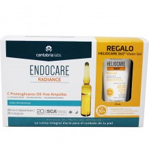 Endocare Radiance C Proteoglicanos Oil Free 30 Ampollas + Heliocare Water gel 15 ml