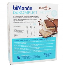 Bimanan Bekomplett Barquillo Chocolate Leche Yogur 6 Snacks ingredientes