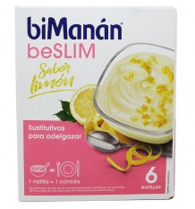 Bimanan Beslim Natillas Limon 6 Unidades