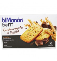 Bimanan Befit Galletas Cereales Pepitas Chocolate 16 Unidades