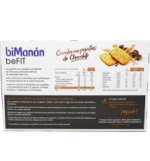 Bimanan Befit Galletas Cereales Pepitas Chocolate 16 Unidades ingredientes