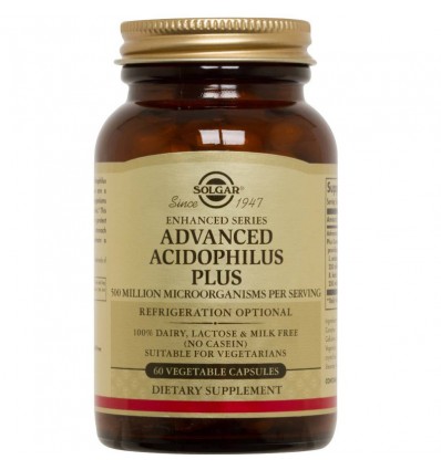 Solgar Advanced Acidophilus Plus 60 Capsulas Solgar Advanced Acidophilus Plus 60 Capsulas