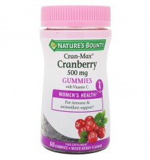 Nature's Bounty Cranberry 500mg Gummies 60 Gominolas