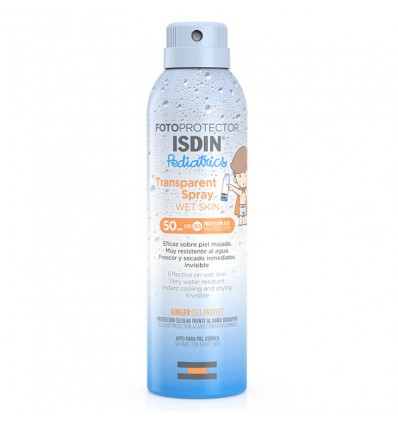 Fotoprotector Isdin Pediatrics 50 Transparent spray Wet skin 250 ml