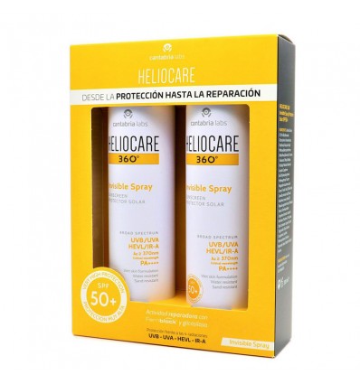 Heliocare 360 Invisible Spray Nasse Haut 200 ml Dual Supply