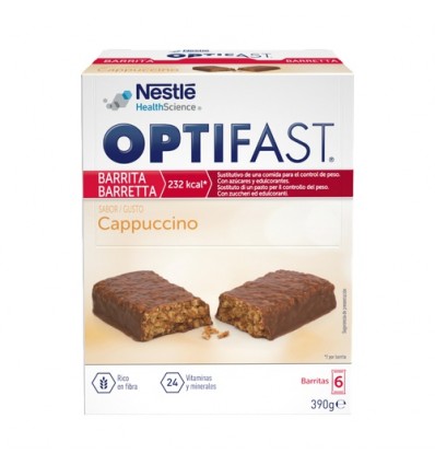 Optifast Barritas Capuchino 6 unidades