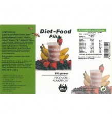 Diet Food Piña 500 g Nale ingredientes