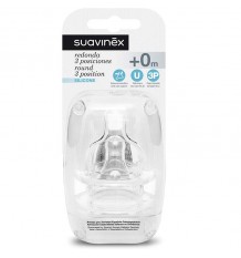 Suavinex Nipple Round 3 Positions Silicone 2 units