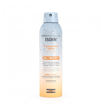 Fotoprotector Isdin 50 Transparent spray Wet skin 250 ml
