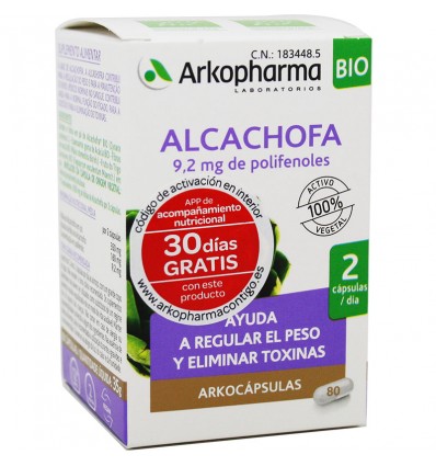 Arkocapsulas Alcachofa 80 capsulas Bio
