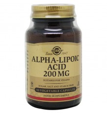Acido Alfa Lipoico 200mg Solgar 50 Capsulas Vegetales