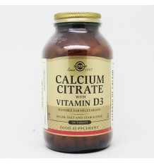 Solgar Citrato Calcio con Vitamina D3 240 Comprimidos