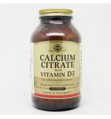 Solgar Citrato Calcio con Vitamina D3 240 Comprimidos