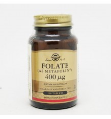 Solgar Folato Metafolin 400mcg 100 Comprimidos