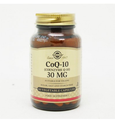 Solgar Coenzima Q10 30 mg 60 Capsulas Solgar Coenzima Q10 30 mg 60 Capsulas