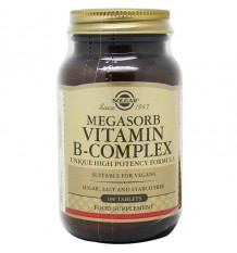 Solgar Megasorb B Complex 50 100 Comprimidos