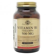 Solgar Vitamina B1 Tiamina 100 Comprimidos