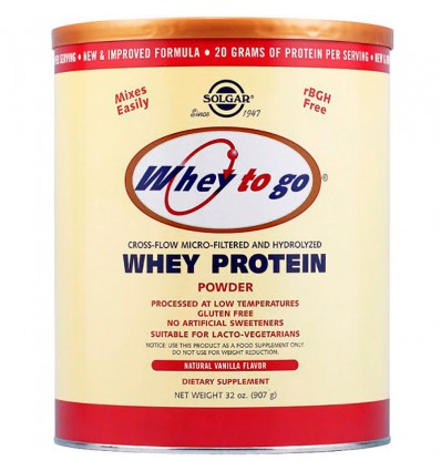 Solgar Whey To Go Proteina 907g Vainilla