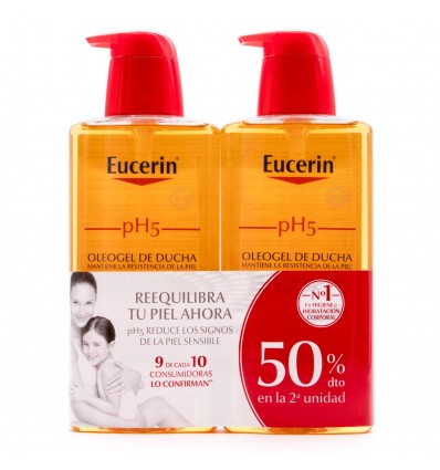 Eucerin PH5 Oleogel 400 ml+400ml Duplo Pack