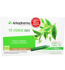 Arkofluido Green Tea Bio 20 Ampoules