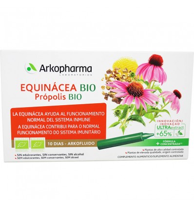 Arkofluido Echinacea Propolis Bio 10 Ampolas
