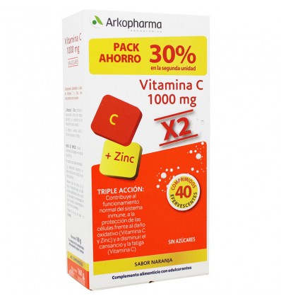 ArkoVital Vitamina C 20+20 Comprimidos Duplo