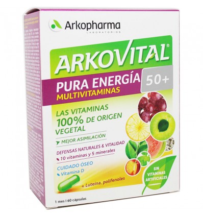 Arkovital Pura Energia 50+ 60 Capsulas