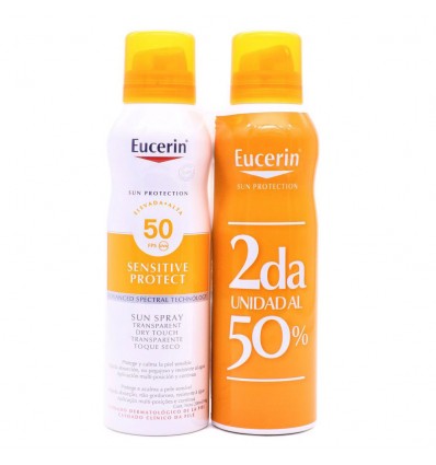 Eucerin Sun Spray Transparent Dry-Touch 200ml+200ml