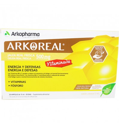 Arkoreal 500 mg Vitaminada 20 Ampolas