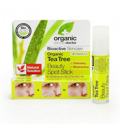 Dr Organic Barra para Acne Arbol de Te 8ml Dr Organic Barra para Acne Arbol de Te 8ml
