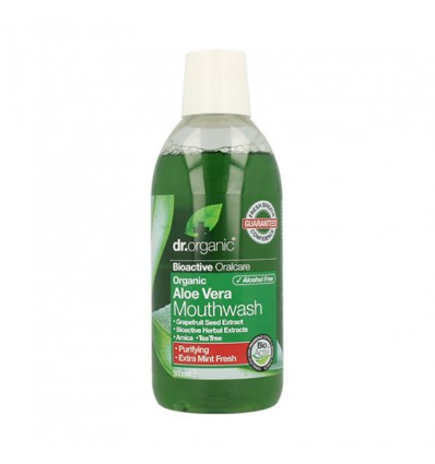 Dr Organic Enjuague Bucal Aloe Vera 500 ml