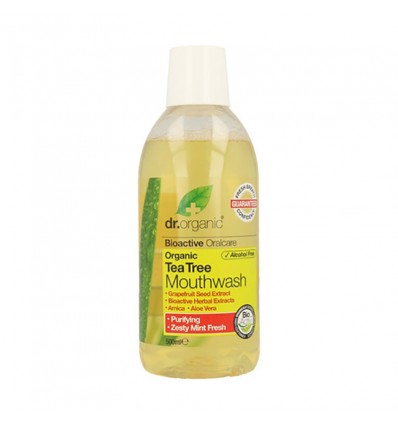 Dr Organic Enjuague Bucal Arbol del Te 500ml Dr Organic Enjuague Bucal Arbol del Te 500ml